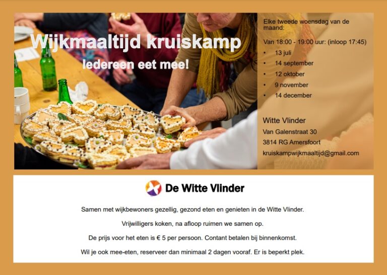 flyer wijkmaaltijd