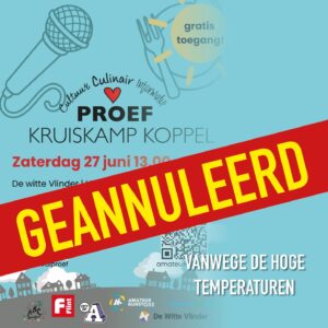 Proef 2026 Geannuleerd